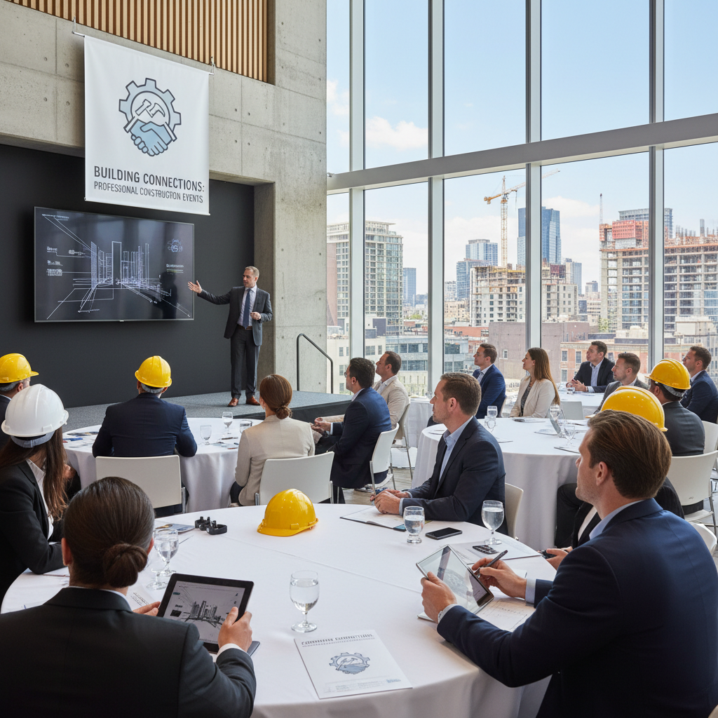 Realistische foto passend bij Event organiseren voor bouwbedrijven: een professionele aanpak voor we
