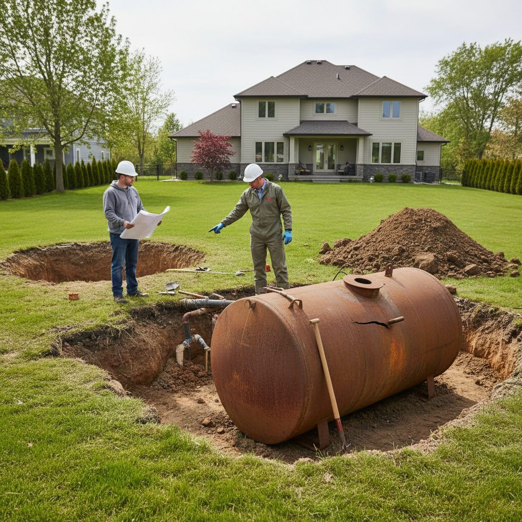 Realistische foto passend bij Hoe kies je tussen mazouttank saneren of verwijderen? voor website SEO